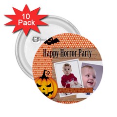 happy halloween - 2.25 Button (10 pack) happy halloween - 2.25 Button (10 pack)