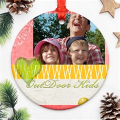 kids - Round Ornament (Two Sides) kids - Round Ornament (Two Sides)