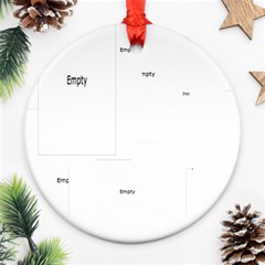 xmas - Round Ornament (Two Sides)