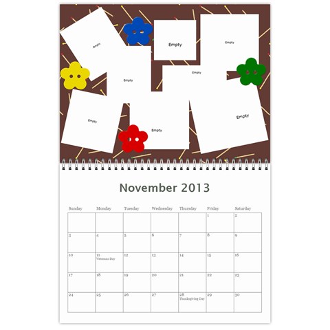 2013 Calendar By Jeri Nov 2013