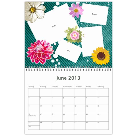 2013 Calendar By Jeri Jun 2013