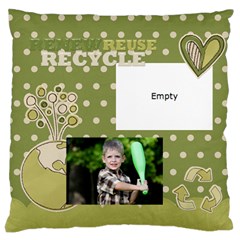 green kids - Large Cushion Case (One Side) green kids - Large Cushion Case (One Side)