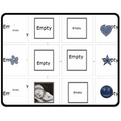 Denim Look Medium Fleece Blanket - 60 x 50 Fleece Blanket (Medium) Denim Look Medium Fleece Blanket - 60 x 50 Fleece Blanket (Medium)