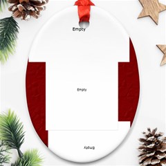 Christmas Oval Ornament (1 Sided) - Ornament (Oval)