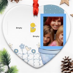 baby - Heart Ornament (Two Sides) baby - Heart Ornament (Two Sides)