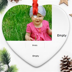 baby - Heart Ornament (Two Sides) baby - Heart Ornament (Two Sides)