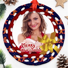 christmas - Ornament (Round Filigree)