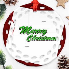 christmas - Ornament (Round Filigree)