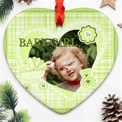 baby - Heart Ornament (Two Sides) baby - Heart Ornament (Two Sides)