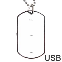 Pretty Dog Tag Usb Flash (2 Sides)