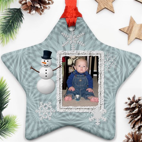 2024 Winter Star Ornament (2 Sides) By Lil Back