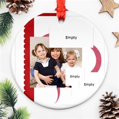 mom - Round Ornament (Two Sides) mom - Round Ornament (Two Sides)