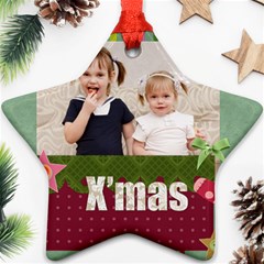 xmas - Star Ornament (Two Sides) xmas - Star Ornament (Two Sides)