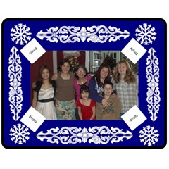Family Portrait Fleece Blanket (Medium) - 60 x 50 Fleece Blanket (Medium) Family Portrait Fleece Blanket (Medium) - 60 x 50 Fleece Blanket (Medium)