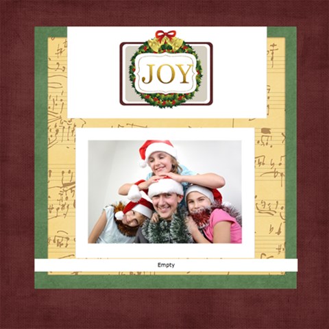 Christmas By Jo Jo 12 x12  Scrapbook Page - 2