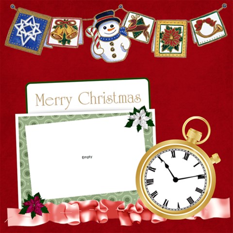Christmas By Jo Jo 12 x12  Scrapbook Page - 7