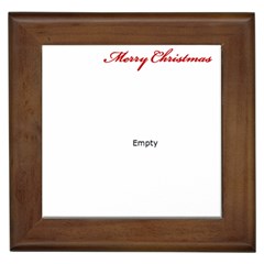 Merry Christmas Framed Tile