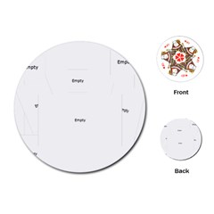 xmas - Playing Cards Single Design (Round) xmas - Playing Cards Single Design (Round)