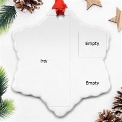 wedding - Snowflake Ornament (Two Sides) wedding - Snowflake Ornament (Two Sides)