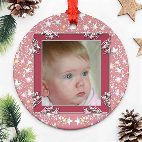 First Christmas Round Ornament (2 Sided) By Deborah Back