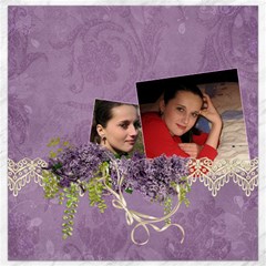 Lavender Dream - Canvas 12x12  - Canvas 12  x 12 