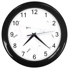 Lavender Dream - Wall Clock(black) 