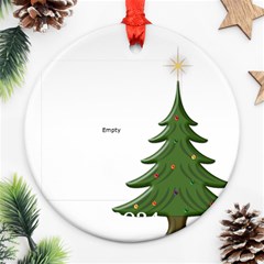 Special Christmas Round Ornament (2 Sided) - Round Ornament (Two Sides)
