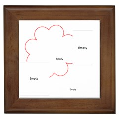 I Love Halloween Framed Tile