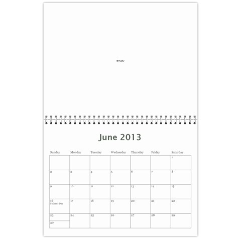 Calendar For Mom By Courtney Jun 2013