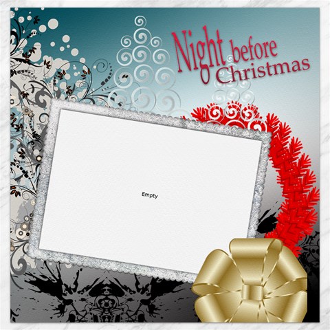Christmas By Joely 11.4 x11.56  Canvas - 1