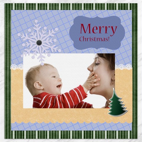 Christmas By Joely 11.4 x11.56  Canvas - 1