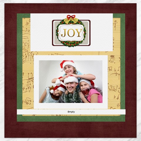 Christmas By Jo Jo 11.4 x11.56  Canvas - 1