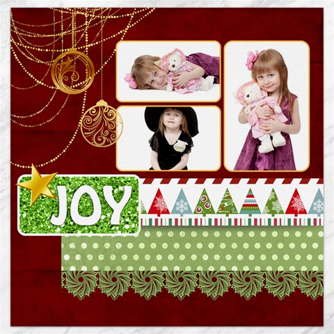 Christmas By Jo Jo 11.4 x11.56  Canvas - 1