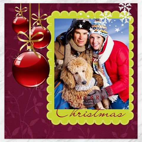 Christmas By Angena Jolin 11.4 x11.56  Canvas - 1