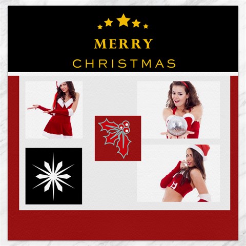 Christmas By Clince 15.2 x15.41  Canvas - 1