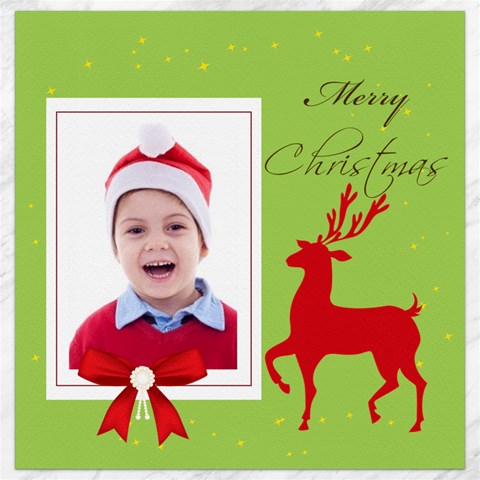 Merry Christmas By Clince 15.2 x15.41  Canvas - 1