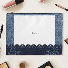 Denim Look XL Cosmetic Bag - Cosmetic Bag (XL)