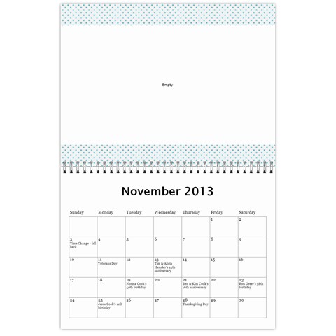Linder Calendar 2013 By Deborah Hensley Nov 2013