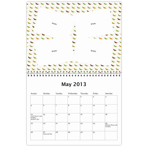 Linder Calendar 2013 By Deborah Hensley May 2013