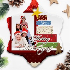 merry christmas - Snowflake Ornament (Two Sides) merry christmas - Snowflake Ornament (Two Sides)