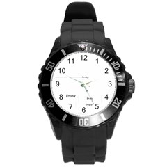 merry christmas, xmas, happy new year - Round Plastic Sport Watch (L) merry christmas, xmas, happy new year - Round Plastic Sport Watch (L)