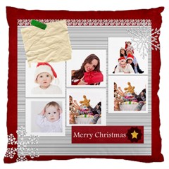 merry christmas - Large Cushion Case (One Side) merry christmas - Large Cushion Case (One Side)