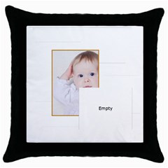 merry christmas - Throw Pillow Case (Black)