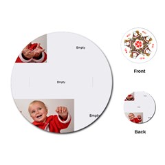 merry christmas - Playing Cards Single Design (Round)