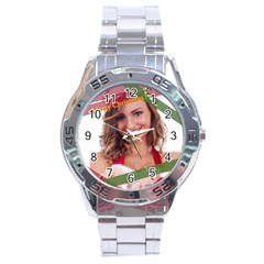 merry christmas - Stainless Steel Analogue Watch merry christmas - Stainless Steel Analogue Watch