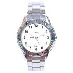 merry christmas - Stainless Steel Analogue Watch merry christmas - Stainless Steel Analogue Watch