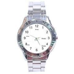 merry christmas - Stainless Steel Analogue Watch merry christmas - Stainless Steel Analogue Watch