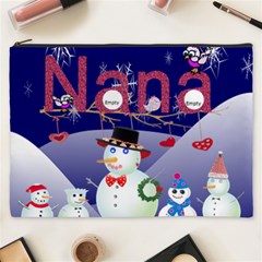 snowmen Cosmetic Bag (XXXL) 2 sides