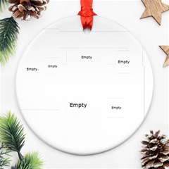 xmas - Round Ornament (Two Sides) xmas - Round Ornament (Two Sides)