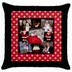 Heart Felt Christmas cushion (5 styles) - Throw Pillow Case (Black) Heart Felt Christmas cushion (5 styles) - Throw Pillow Case (Black)